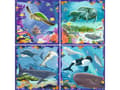 Pikkukuva 2 / 3: Puzzle UP! merieläimet Ravensburgerilta, 12004004 - 4 palapeliä, joissa on 64, 72, 81, 90 palaa yhdisteltäväksi ja joissa on ylimääräisiä palapelejä
