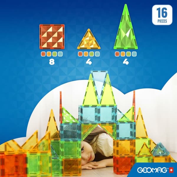 Utbildningsspel Geomag 16 Delar