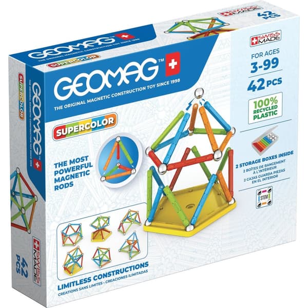 Lærerigt Spil Geomag 42 Dele