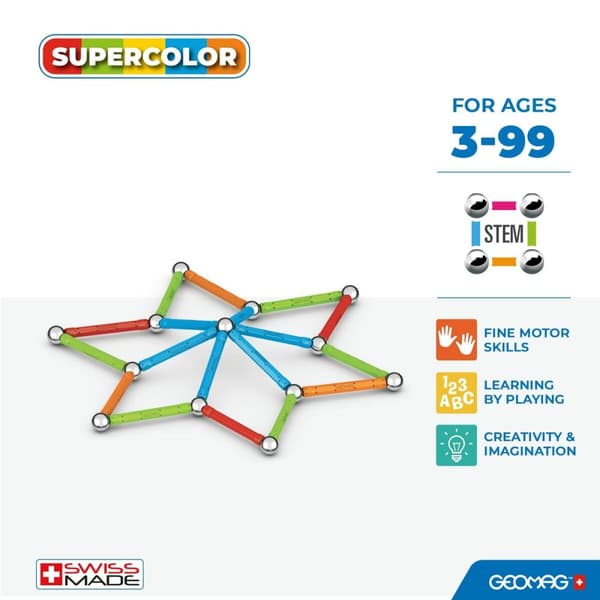 Lærerigt Spil Geomag 42 Dele