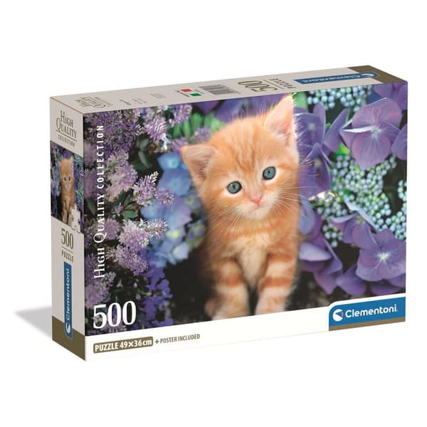 Puslespill 500 Pcs CB High Quality Collection Ginger Cat