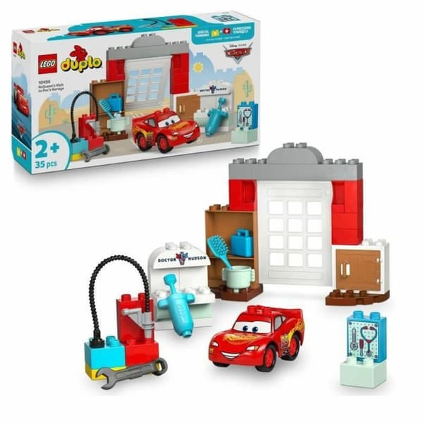Rakennussetti Lego 10456 Lightning McQueen visits Doc 35 Kappaletta