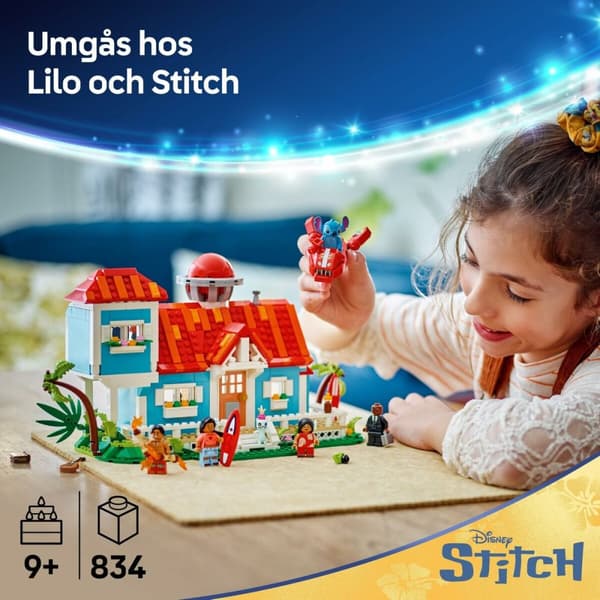 Rakennussetti Lego Disney Lilo & Stitch 43268 834 Kappaletta