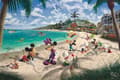 Miniatyrbilde 2 av 2: puzzle 200 pq t. kinkade mickey mouse minnie in florida 113371