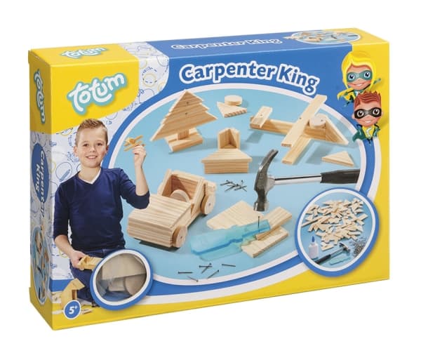 Totum Carpenter King, Ingenjörskit, Teknik, 5 År, Trä