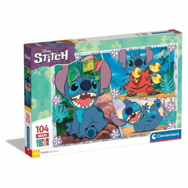 Puslespil Clementoni Stitch 104 Dele (4 enheder)