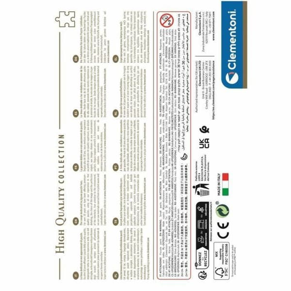 Puslespill Clementoni Stitch 500 Deler