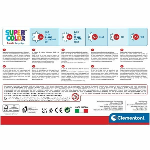 Puslespill Clementoni (2 enheter)