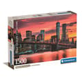 Miniatyrbillede 1 af 2: Puslespil 1500 Pcs CB High Quality Collection East River At Dusk