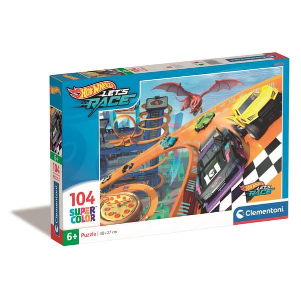 Pussel 104 Pcs Hotwheels