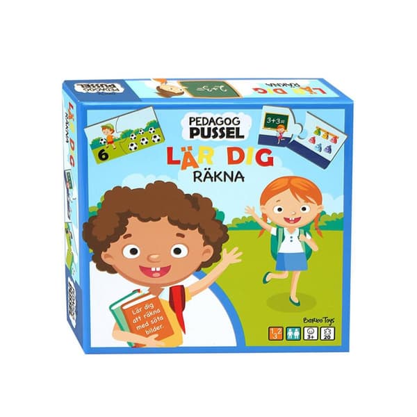 Puslespil Classic Pedagog Pussel Lär Dig Räkna (SE)