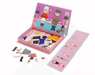 Magneettikirja, kirjoittanut mierEdu - Sampak (Dress-me-on / muodot)