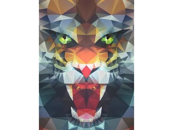 Dėlionė Ravensburger Polygonový lev