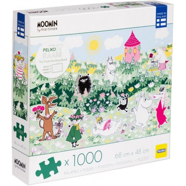 Mumin Blomsterträdgård pussel, 1000 bitar