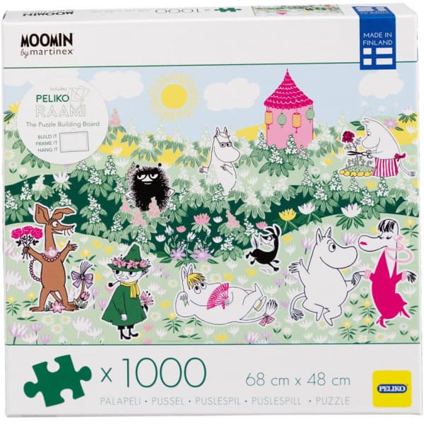 Mumin Blomsterträdgård pussel, 1000 bitar