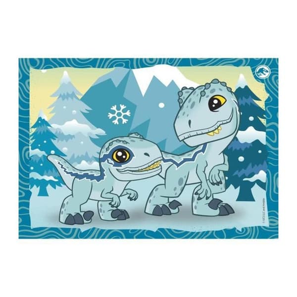CLEMENTONI SUPERCOLOR 4-I-1-JURASSIC WORLD PROGRESSIVES (12, 16, 20, 2)
