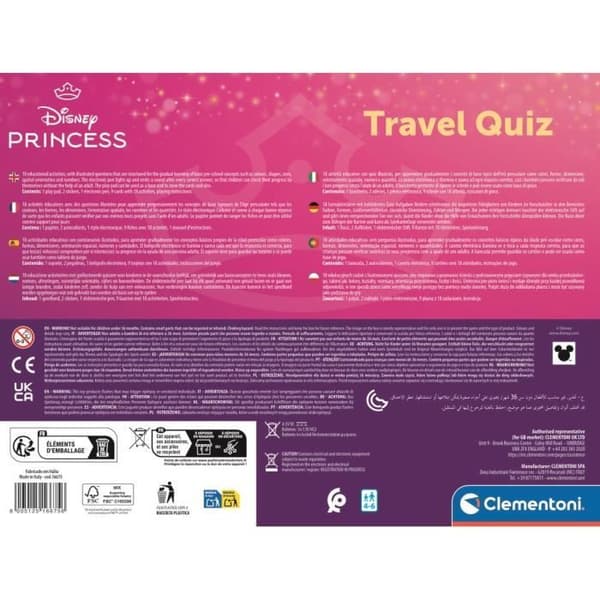 CLEMENTONI - Pedagogiskt skrivbord - Prinsessa