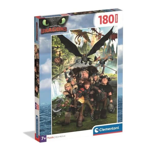 CLEMENTONI - 180 bitar Super - Drakar