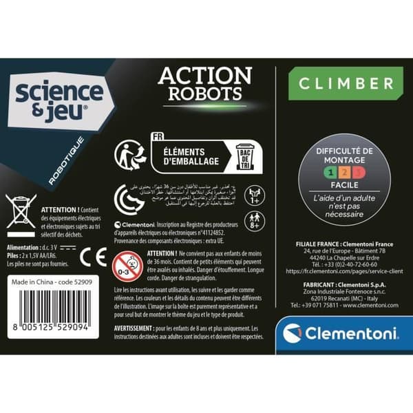 CLEMENTONI - Actionrobot - Klättrare