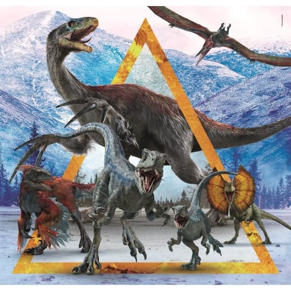 CLEMENTONI-pussel 3x48 bitar - Jurassic World