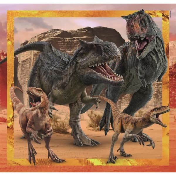CLEMENTONI-pussel 3x48 bitar - Jurassic World