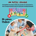 Miniatyrbild 3 av 5: Pedagogiska spel - GEOMAG - Ekologiskt pussel som sparar vatten - Pedagogiska minipussel - Vattenbesparing