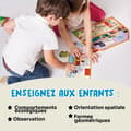 Miniatyrbillede 4 af 5: Pedagogiska spel - GEOMAG - Mitt Ekohus - Montessorimetoden - Husbygge - Miljömedvetenhet
