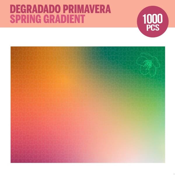 Puslespil Colorbaby Season's Gradients Spring 68 x 50 cm (6 enheder)
