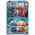 Miniatyrbillede 1 af 3: Puslespil Educa Adorable Monsters 100 Dele (2 enheder)