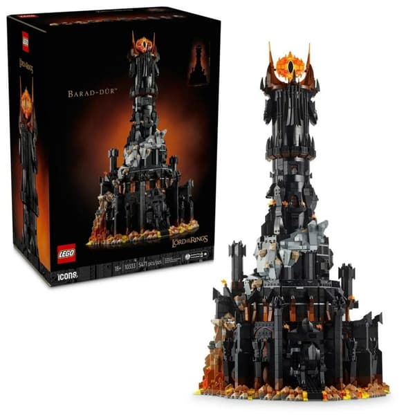 Konstruktionsspil Lego ICONS 10333 The Lord of the Rings: Barad-dûr 5471 Dele