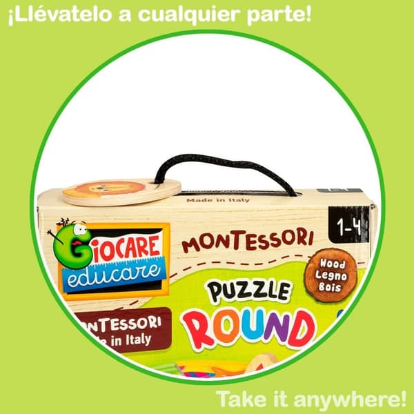 Barnpussel Lisciani Giochi 33 x 1 x 32 cm Havsblå 6 Delar 13 Delar (6 antal)