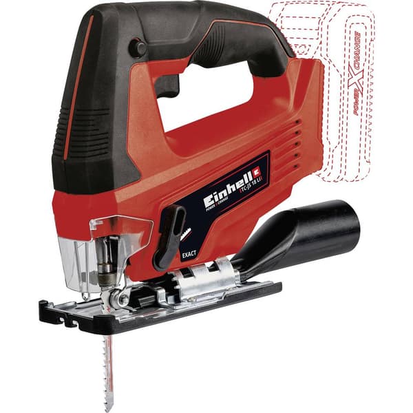 Einhell TC-JS 18 Li - Solo Power X-Change Sticksåg Batteridriven 4321209 inkl. Tillbehör, exkl. batteri/laddare, Utan l