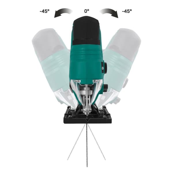 VONROC Sticksåg 20V – 2.0Ah – Ergonomiskt stavhandtag | Inkl. Batteri och snabbladdare
