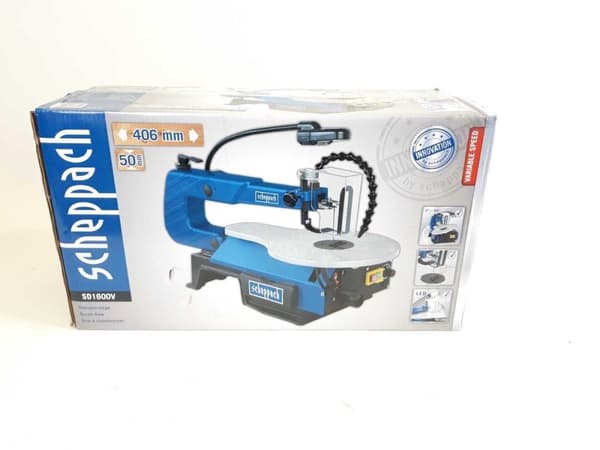 Scheppach SD1600V stationær rullesav 120 W 1700 o/min.