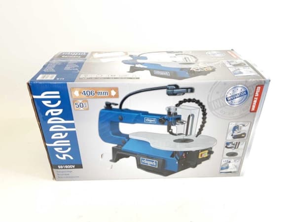Scheppach SD1600V stationær rullesav 120 W 1700 o/min.