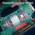 Miniatyrbild 5 av 7: 800W 6 variabel hastighet multifunktions laserkurvsåg med 6 blad och verktygsväska