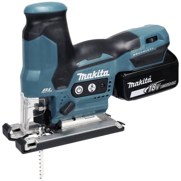 Makita Sticksåg Batteridriven DJV185RF1J inkl. 1x batteri, inkl. laddare, inkl. väska 18 V 3.0 Ah Antal batterier som i