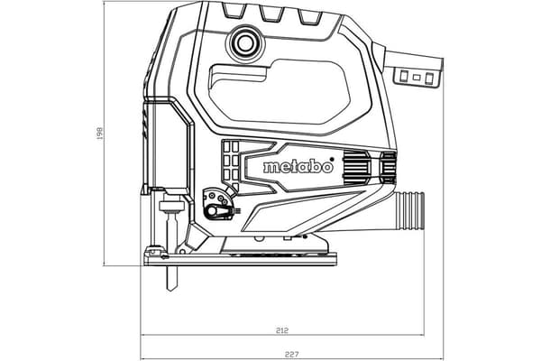 Metabo STEB 65 Quick Set -pistosaha 690920000