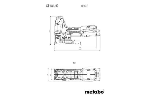 Metabo ST 18 L 90 pistosaha (601047840)