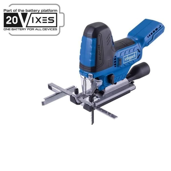 BC-JS254-X batteridrevet stiksav - børsteløs maks. skæring 25,4 mm snit 45°/22,5°/0° - SCHEPPACH 20V IXES - uden batteri eller oplader