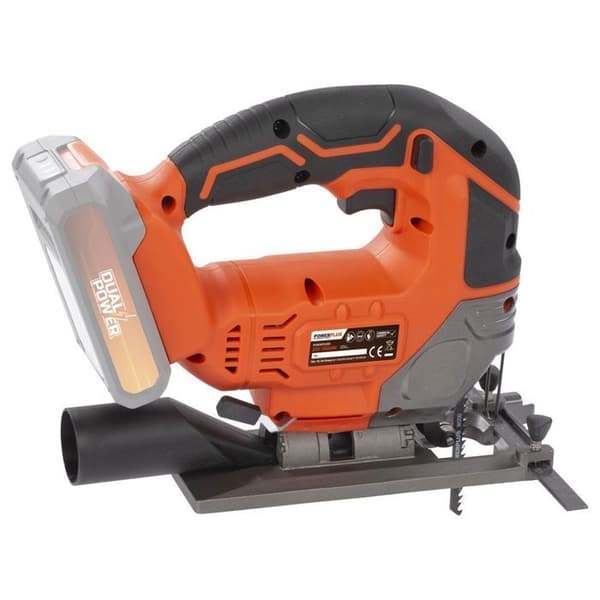 20V sladdlös pendelsticksåg - DUAL POWER POWDP25300 - Trä - Orange - Hastighet 0-2300 varv/min