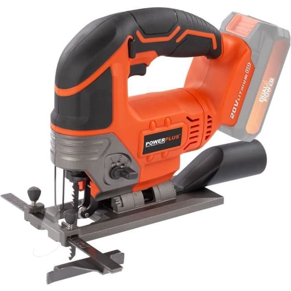 20V sladdlös pendelsticksåg - DUAL POWER POWDP25300 - Trä - Orange - Hastighet 0-2300 varv/min