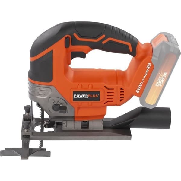 20V sladdlös pendelsticksåg - DUAL POWER POWDP25300 - Trä - Orange - Hastighet 0-2300 varv/min