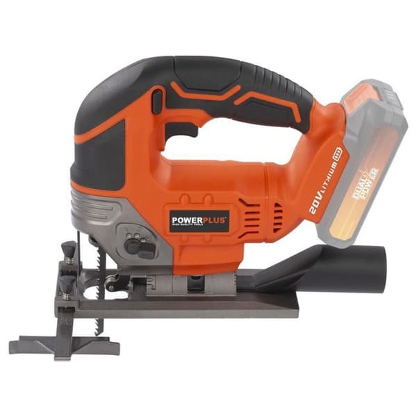 20V sladdlös pendelsticksåg - DUAL POWER POWDP25300 - Trä - Orange - Hastighet 0-2300 varv/min