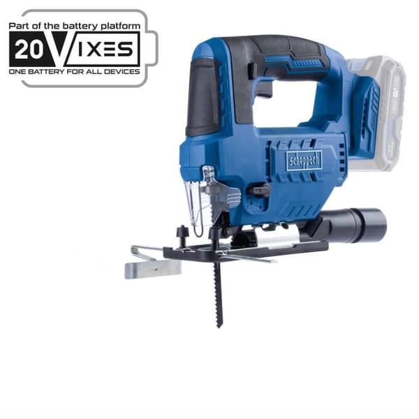 Akkupistosaha C-JS220-X - maks. leikkaus 19 mm leikkaukset 45°/30°/15°/0° - SCHEPPACH 20V IXES - ilman akkua tai laturia