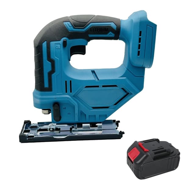 21V Langaton Saha, 750W Harjaton Moottori, Ergonominen Suunnittelu,1kpl akkua, EU