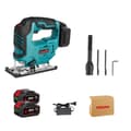 Miniatyrbillede 1 af 2: Børsteløs Elektrisk Stiksav, 1000W Udgang, 3 Svingpositioner,2Batteri 1EU oplader
