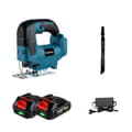 Miniatyrbillede 1 af 2: 21V Trådløs Elektrisk Stiksav, Justerbar Skærevinkel, Høj RPM Ydelse,2 Batteri EU Stik