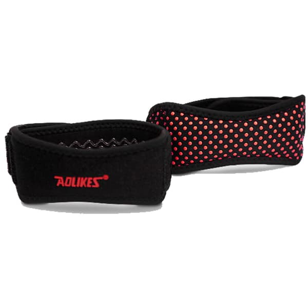 Stötdämpande Anti-Slip Justerbara Knäskydd Röd
