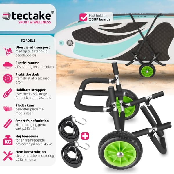 Surfboard Transportvogn WaveWheel - doppel